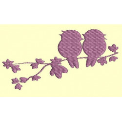 Stickmuster - Frühlingsgezwitscher 3